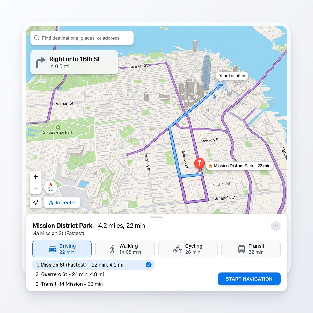 Navigation Interface